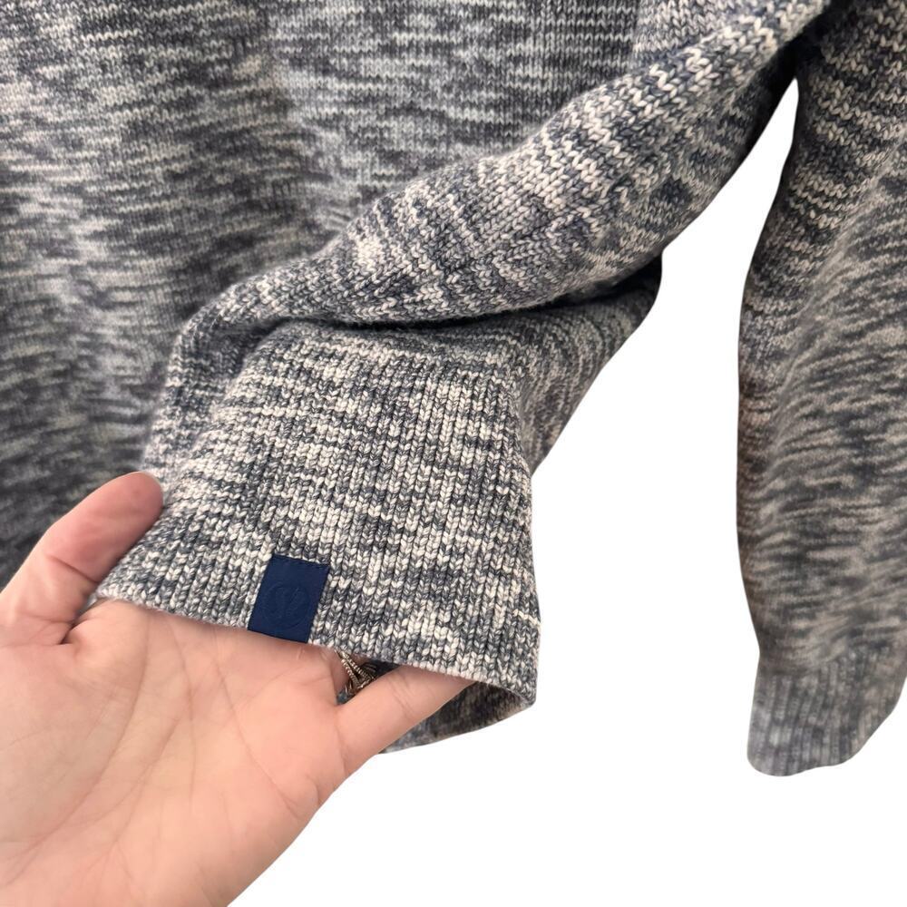 Lululemon Boxy Cotton-Blend Yarn Sweater Heather Blue Size Small - Picture 9 of 11